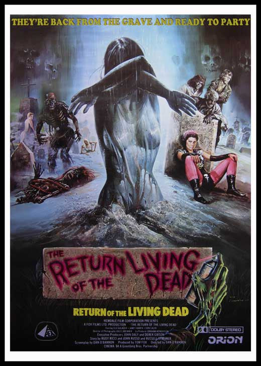 minori Return of The Loving Dead ポスター The Return of the Living Dead Movie Poster Print | Posterazzi