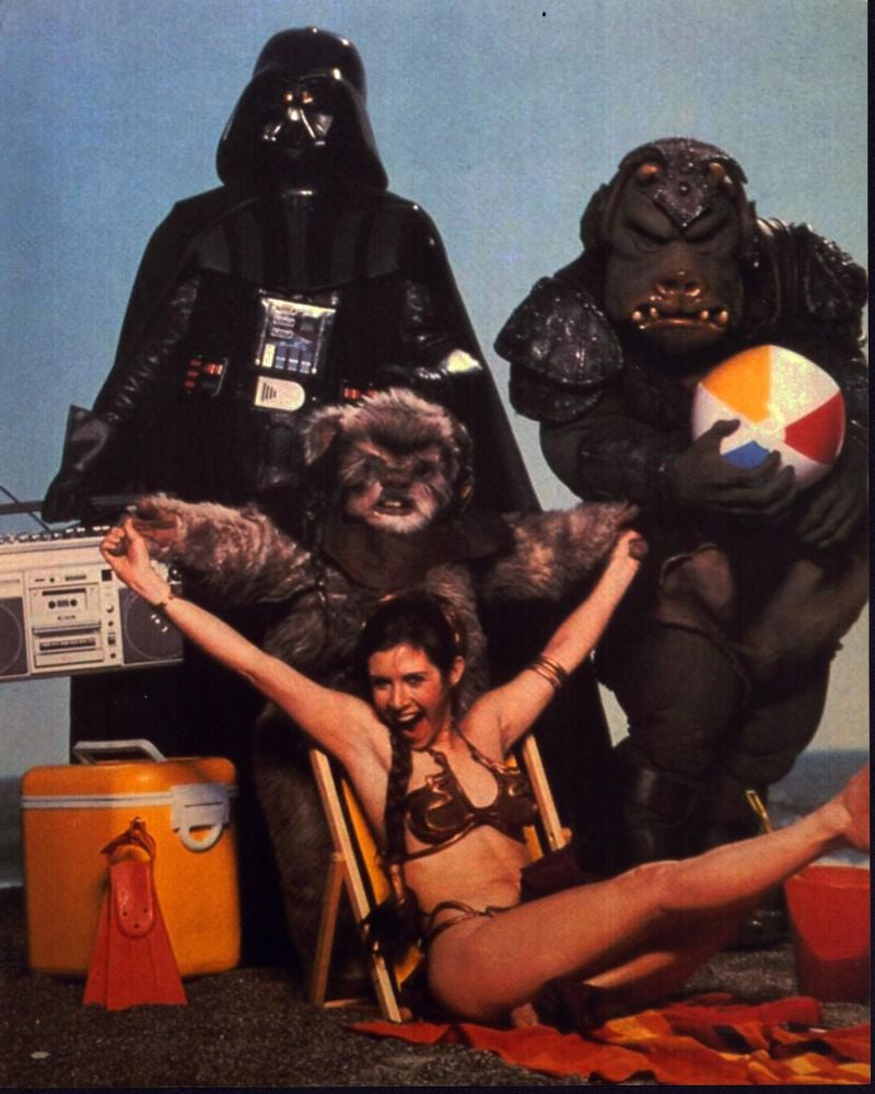 Carrie Fisher as Princess Leia Photo Print