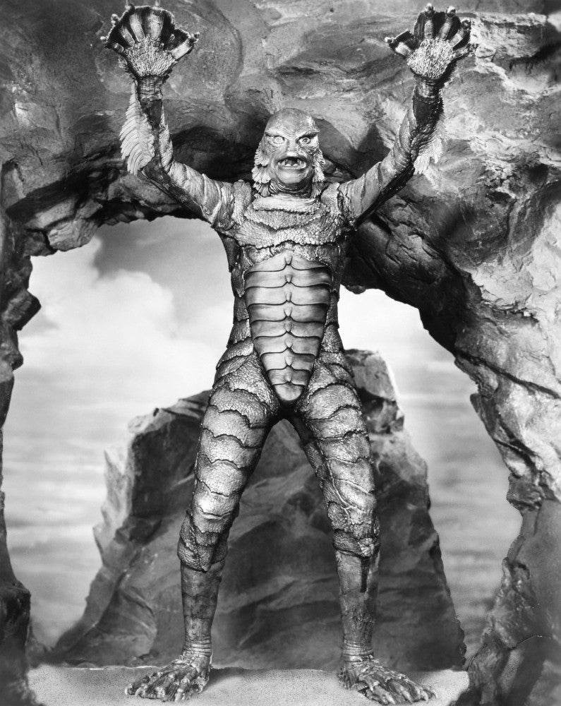 classic sea monsters Sea Monster Fine Art Print - The Creature From The Black Lagoon