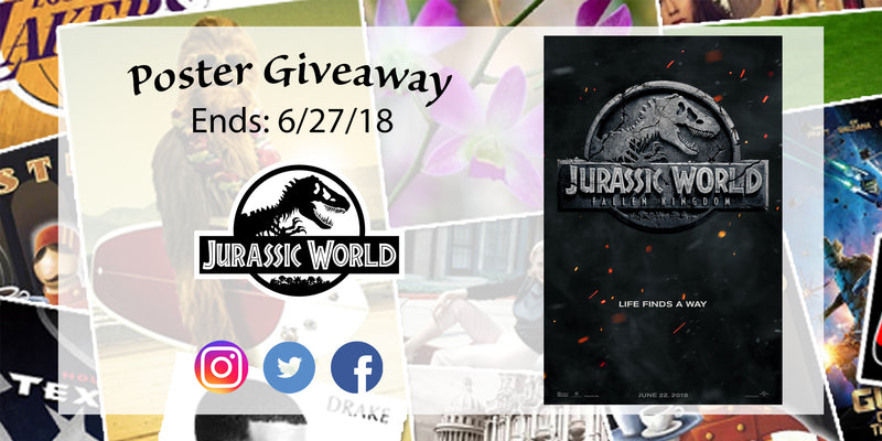 Jurassic World Poster Giveaway