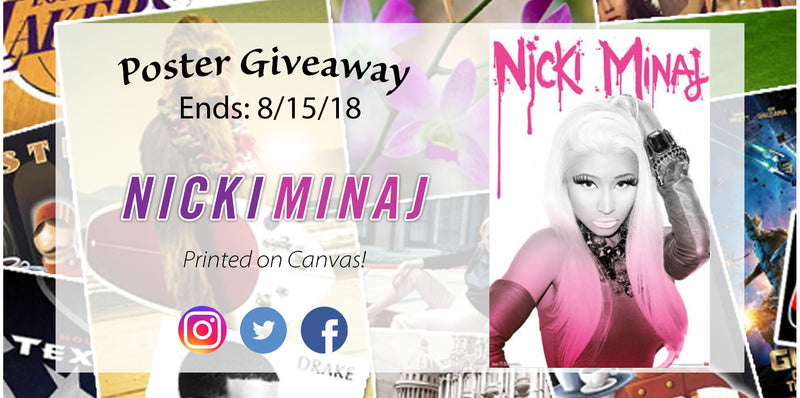 Nicki Minaj Canvas Giveaway