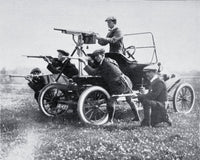 Members of the Ulster Volunteer Force with Mobile Machine Gun Poster Print from La Esfera 1914.