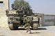 Israel Defense Force Merkava Mark II Main Battle Tank poster in urban warfare setting.