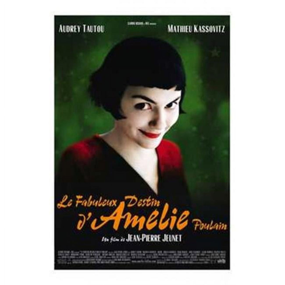 Amelie movie poster 11x17 print showcasing whimsical Parisian charm