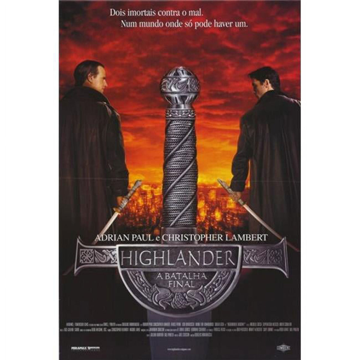 Highlander Endgame movie poster print 11x17