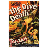 Dive of Death movie poster print 27x40