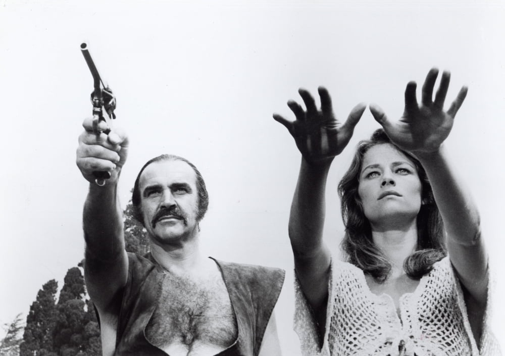 Sean Connery Zardoz film still photo print featuring iconic scene