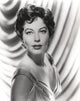 Ava Gardner elegant portrait in silk dress photo print