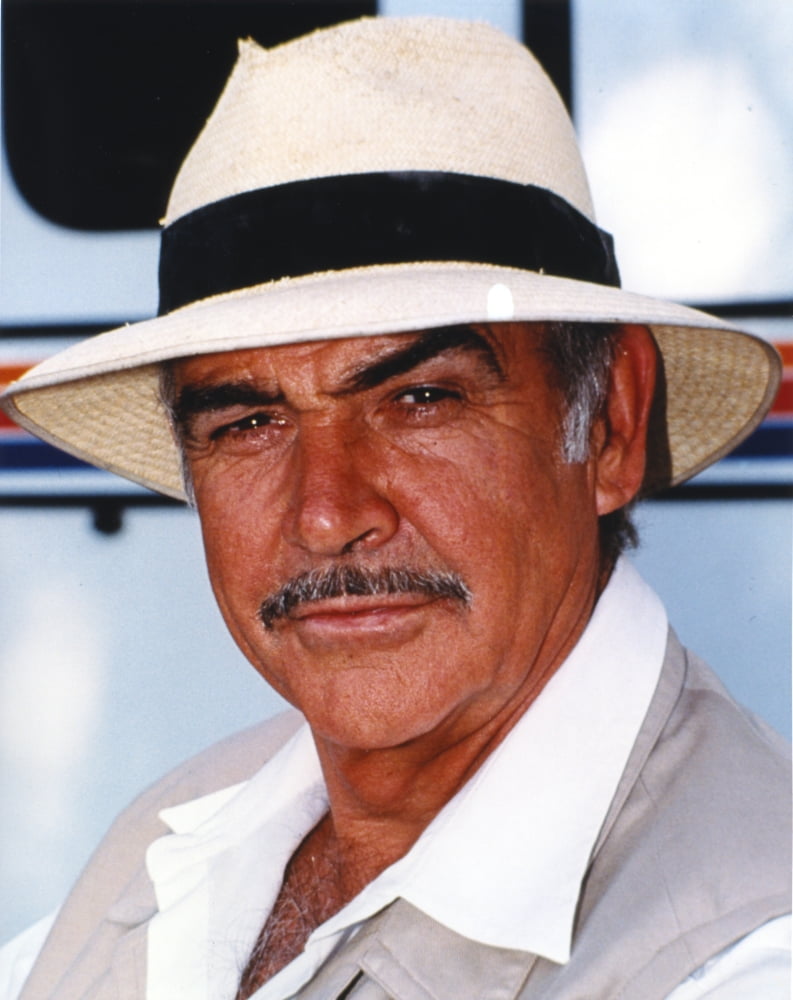 Sean Connery classic portrait photo print showcasing his charismatic gaze.