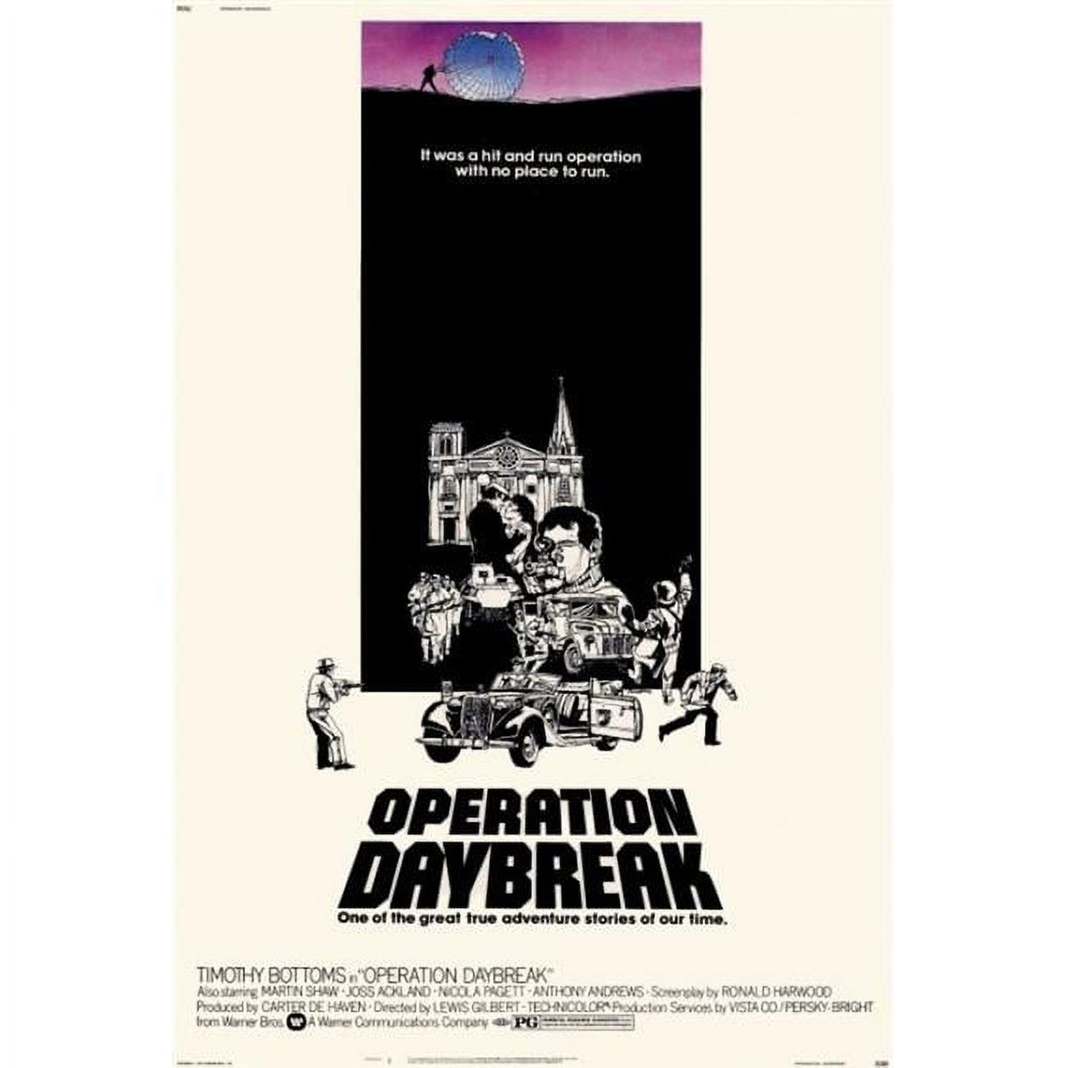 Operation Daybreak Movie Poster Print 27x40 inches.