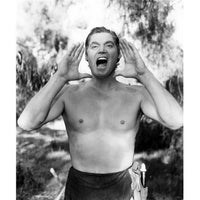 Johnny Weissmuller as Tarzan 1940s photo print