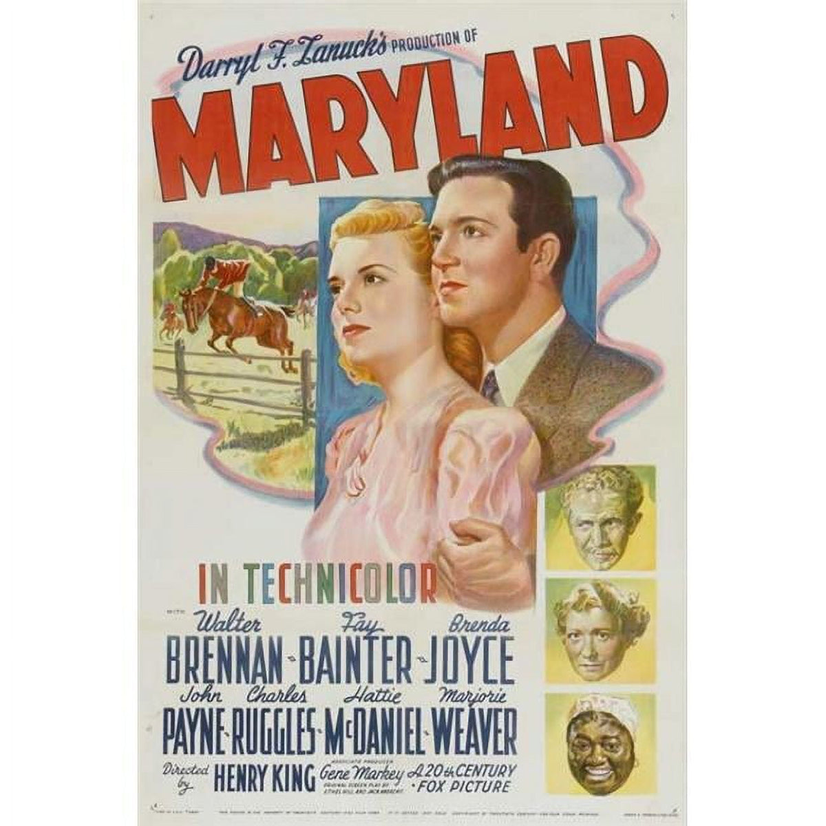 Maryland Movie Poster Print in 27 x 40 inches size.