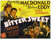 Bitter Sweet movie masterprint poster featuring Jeanette Macdonald and Nelson Eddy from 1940