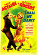 Fred Astaire and Ginger Rogers Shall We Dance Movie Masterprint Poster 1937