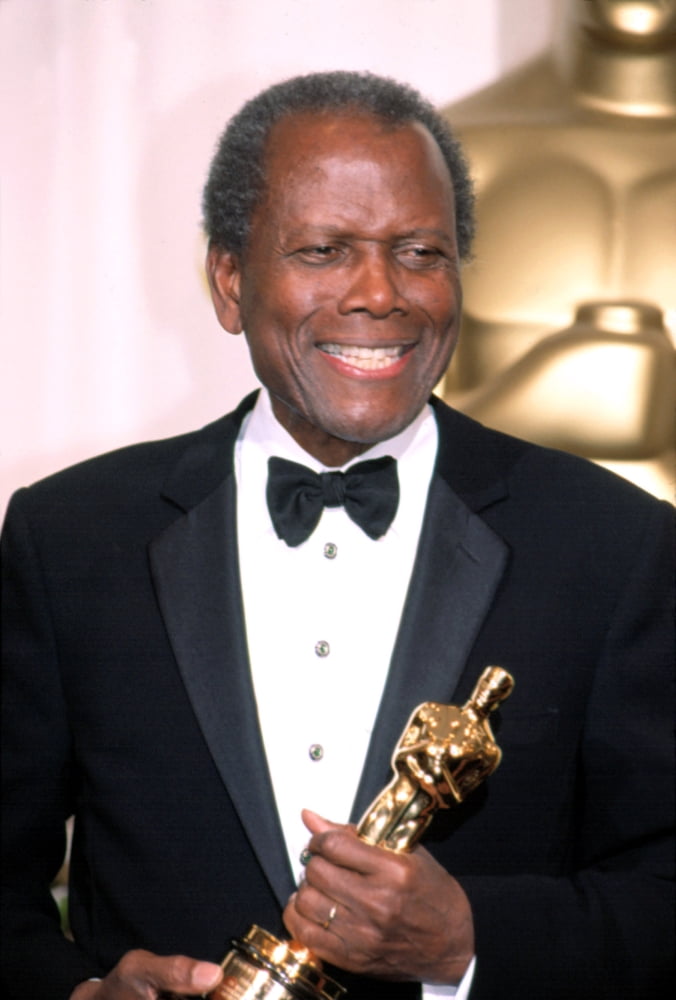 Sidney Poitier at The Academy Awards poster print by Robert Hepler