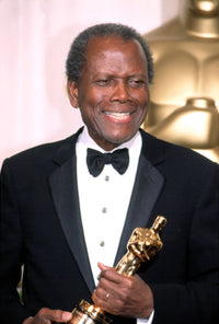 Sidney Poitier at The Academy Awards poster print by Robert Hepler