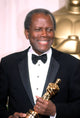 Sidney Poitier at The Academy Awards poster print by Robert Hepler