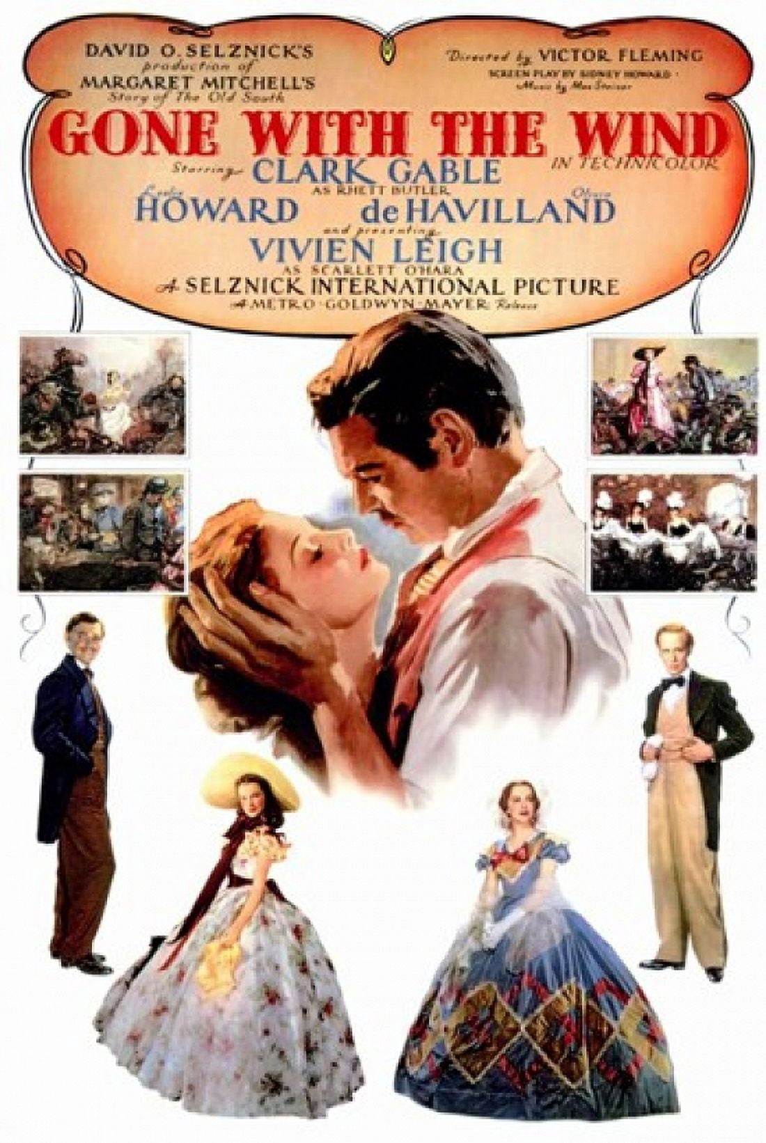 Gone with the Wind Movie Poster 11x17 Print