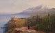 Art print of Mount Athos and the Monastery of Stavroniketes by Edward Lear.