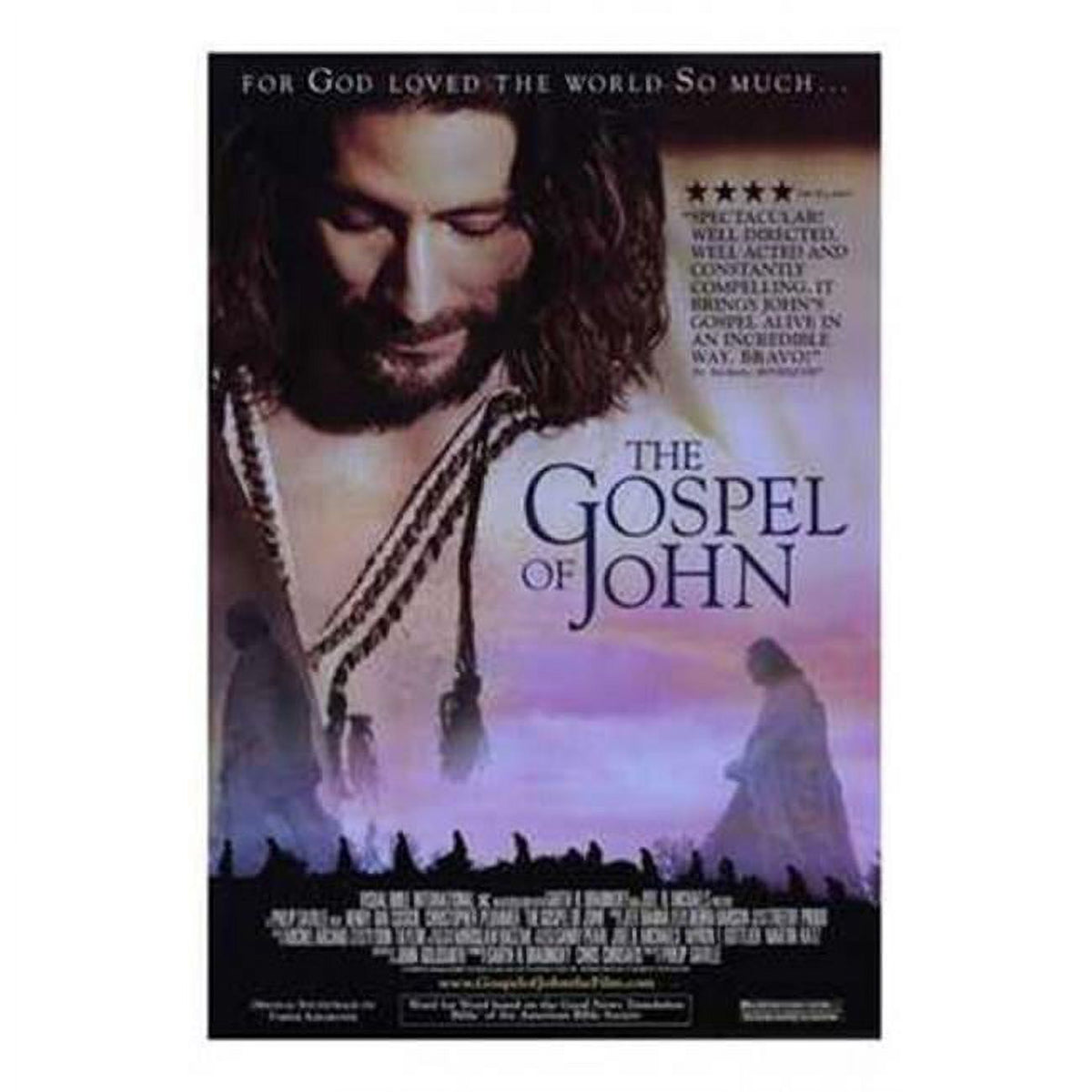 The Gospel of John Movie Poster 11x17 - Inspirational artwork
