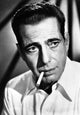 Humphrey Bogart classic photo print in white shirt with cigarette