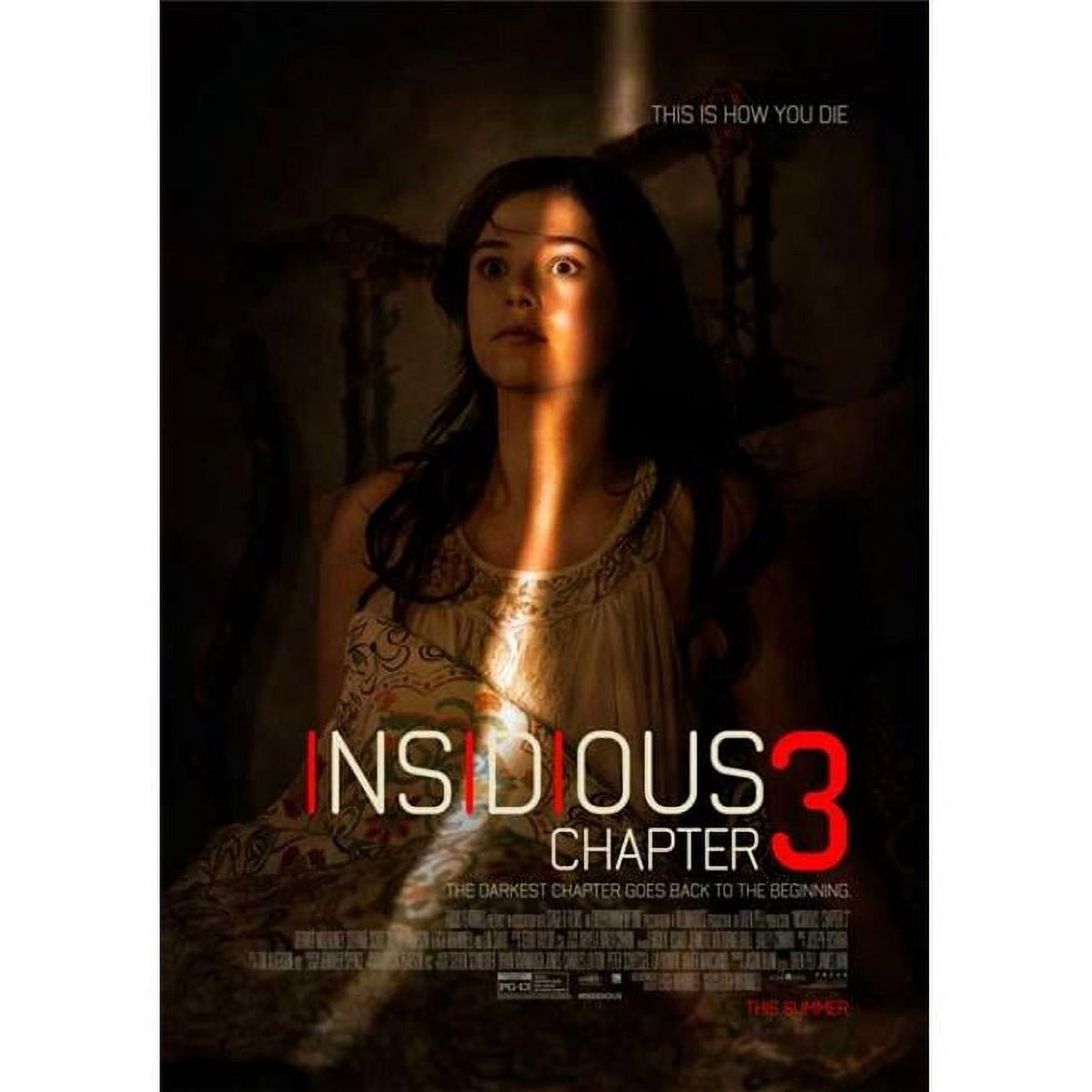Insidious Chapter 3 Movie Poster Print - 27x40 horror poster.