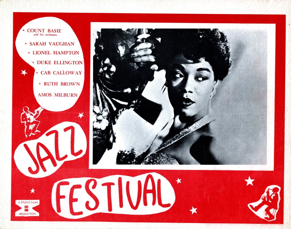 Sarah Vaughan Jazz Festival 1956 Movie Masterprint Poster Print