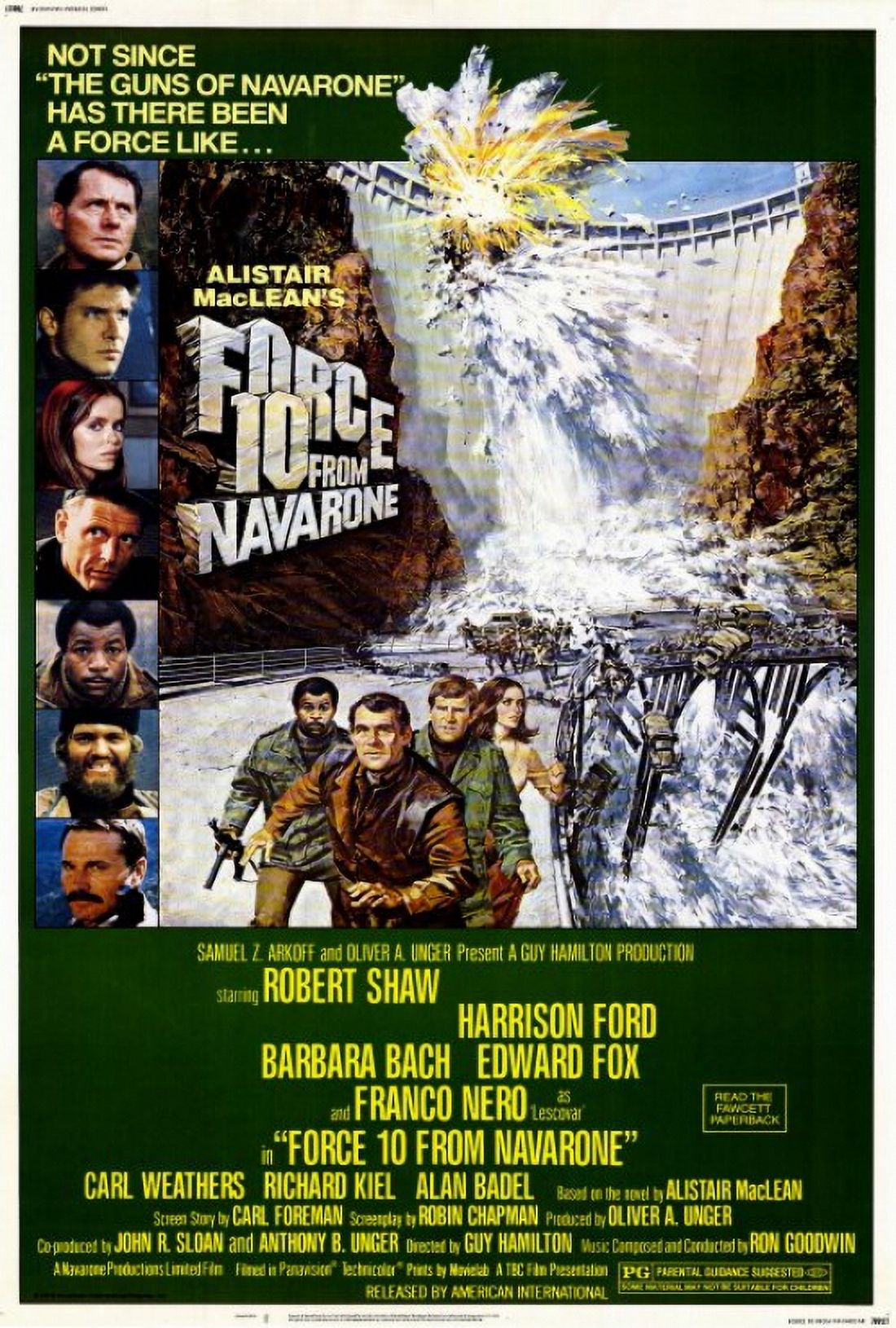 Force 10 from Navarone Movie Poster Print 27x40