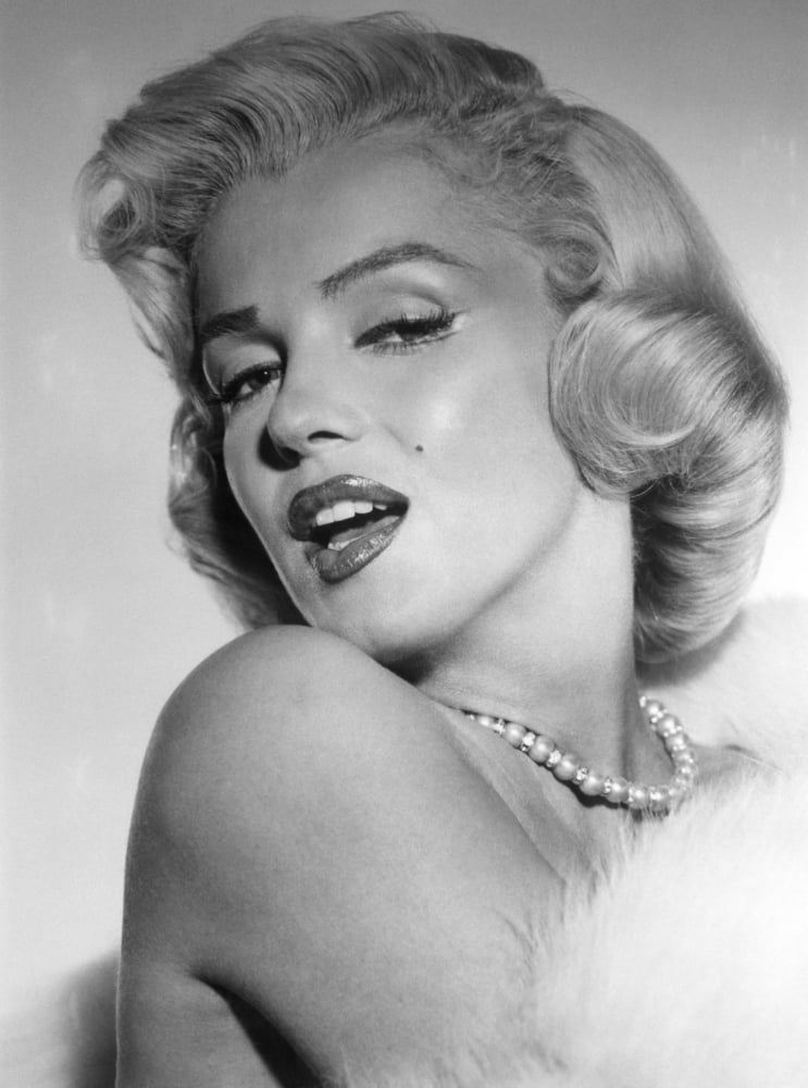 Mid-1950s Marilyn Monroe photo print in multiple sizes.