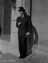 Basil Rathbone wearing a suit photo print, classic cinema decor