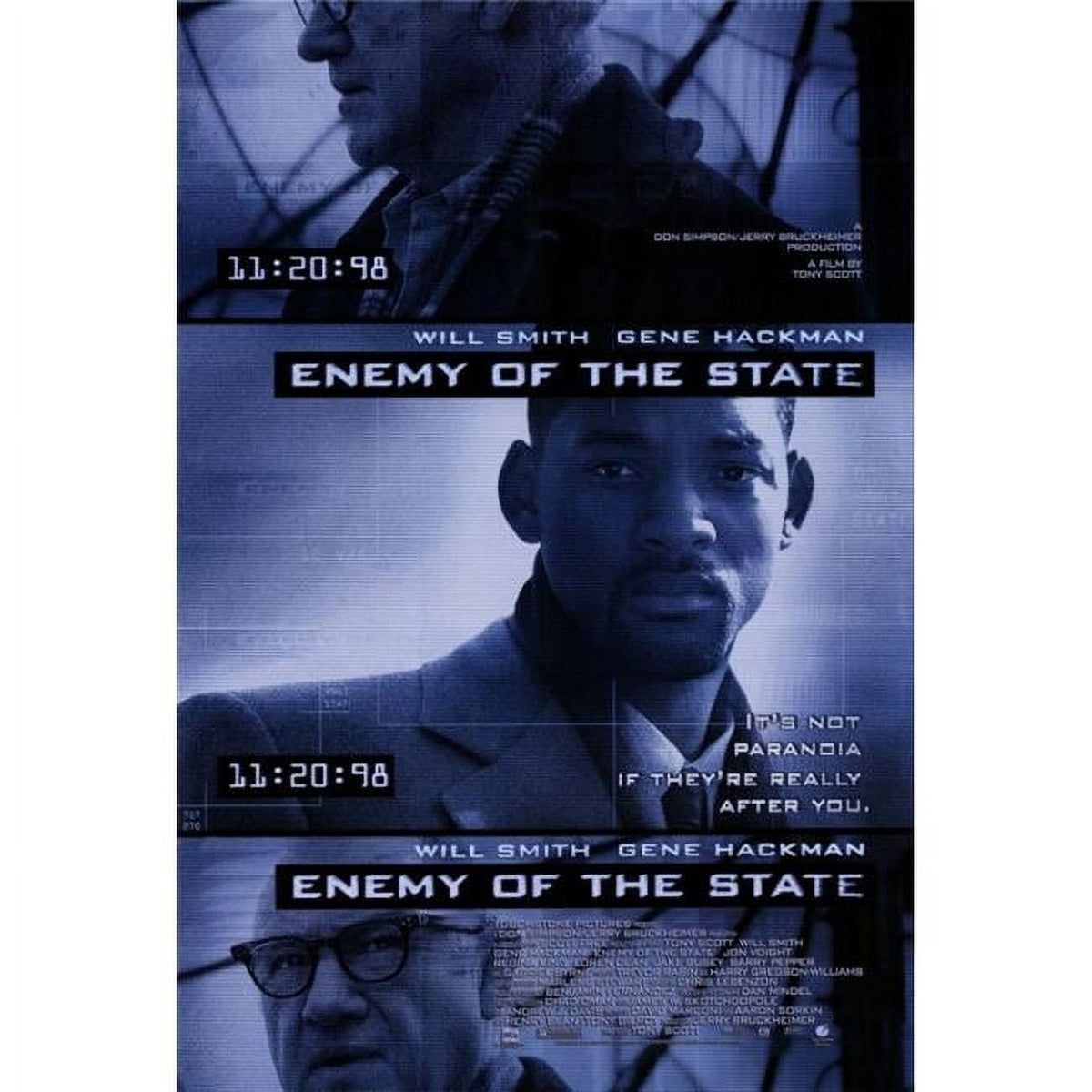 Enemy of the State Movie Poster Print 27x40