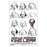 King Lear movie poster 11x17 print featuring classic Shakespearean imagery.