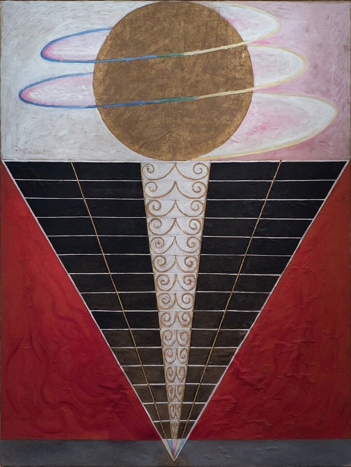 Group X No. 2 Altarpiece Art Print by Hilma af Klint, 1915