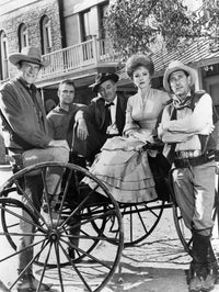 Gunsmoke Carousel Group Portrait Television Still Photo Print