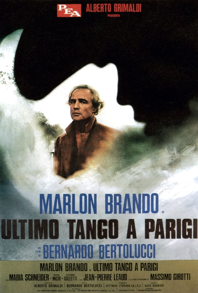 Last Tango In Paris movie poster featuring Marlon Brando, 1972 classic film, 11x17 masterprint.