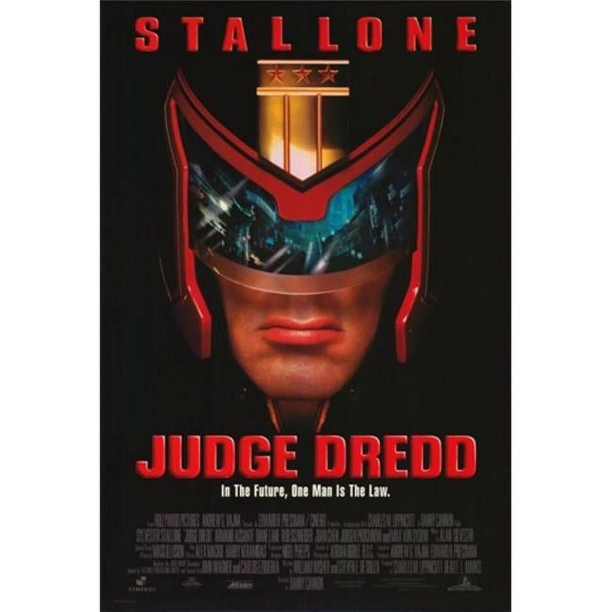 Judge Dredd Movie Poster 11x17 Print showcasing the futuristic law enforcer