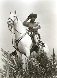 Film still from The Lone Ranger photo print showcasing classic Western cinema.