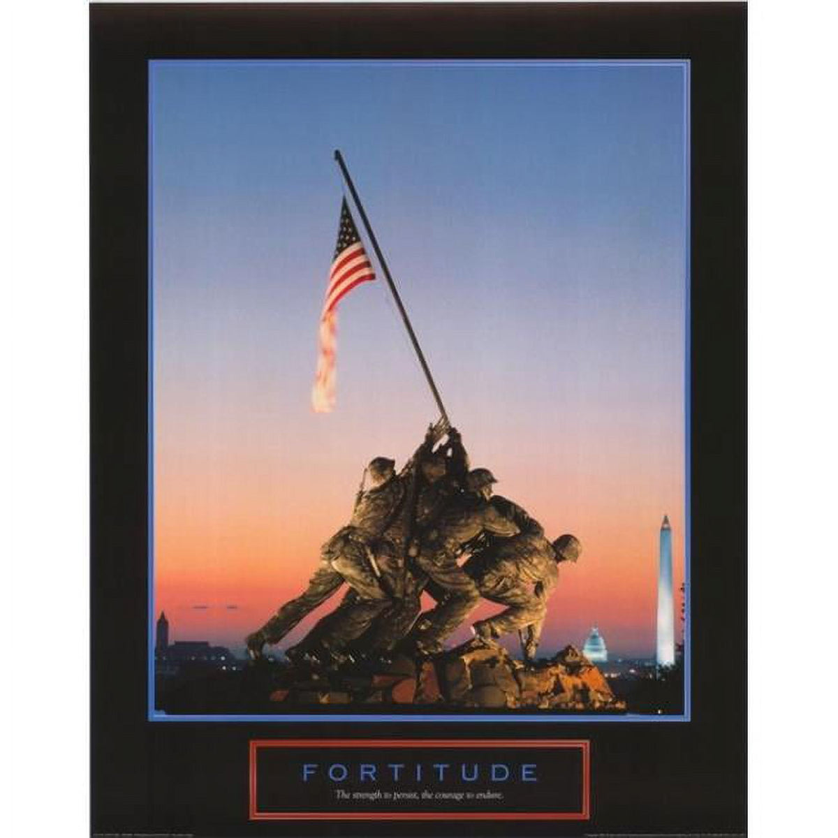 Iwo Jima Flag Raising Movie Poster Print 27x40