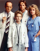 Doogie Howser cast portrait photo print featuring iconic characters in uniforms.