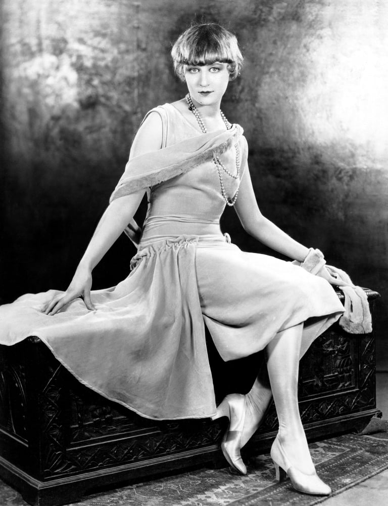 Anna Q. Nilsson vintage photo print from 1926, 8x10 size.