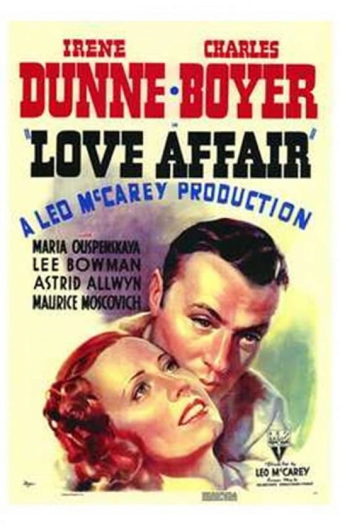 Love Affair Movie Poster in 11x17 size, perfect for home decor.