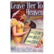 Leave Her to Heaven vintage movie poster - classic cinematic art