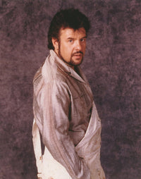 Robert Pastorelli posed photo print with thick beard.