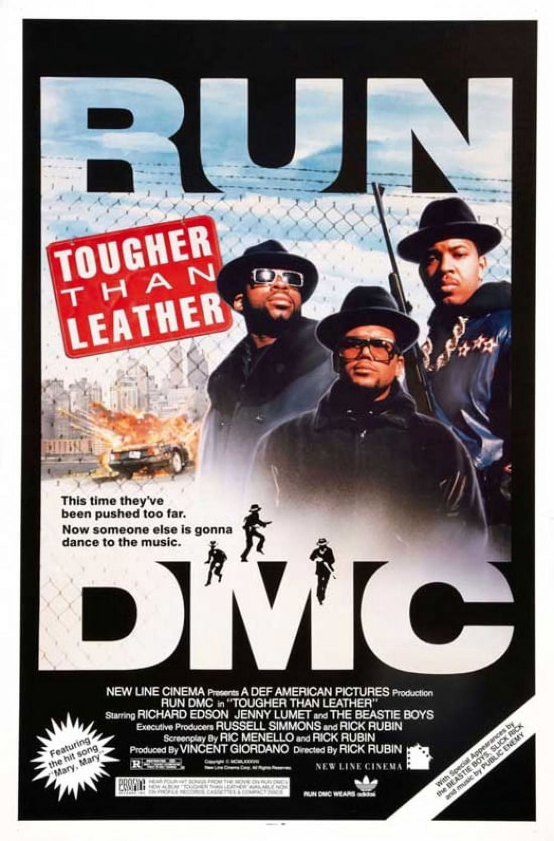 Tougher Than Leather Movie Poster 11x17 print for film lovers.