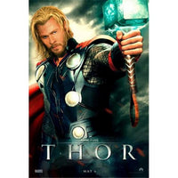 Thor movie poster print featuring vibrant colors and dynamic imagery in 11x17 size.