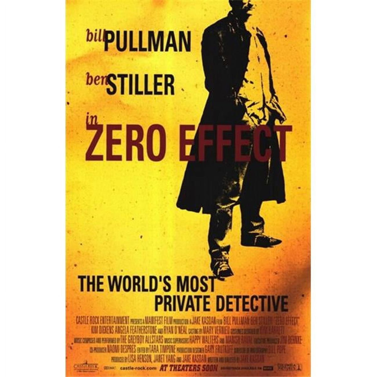 Zero Effect movie poster 11x17 print featuring vibrant colors and striking design.