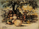 Oaxaca Market Art Print by Helen Hyde showcasing vibrant colors and cultural elements.