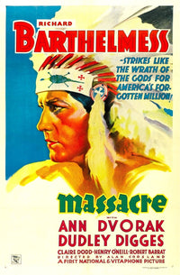 Massacre Movie Masterprint Poster featuring Richard Barthelmess 1934