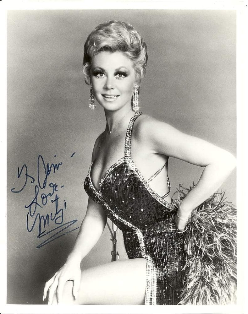 Mitzi Gaynor signed photo print in multiple sizes.