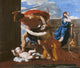 Le Massacre des Innocents art print by Nicolas Poussin, classic Baroque artwork.